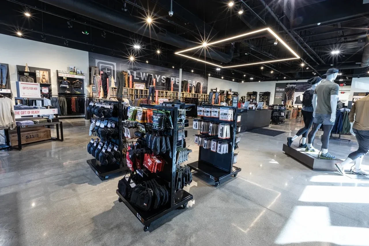 Inside 5.11 Tactical Store