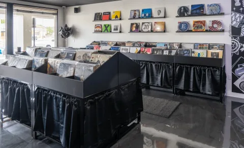 Inside the Romeo Records store